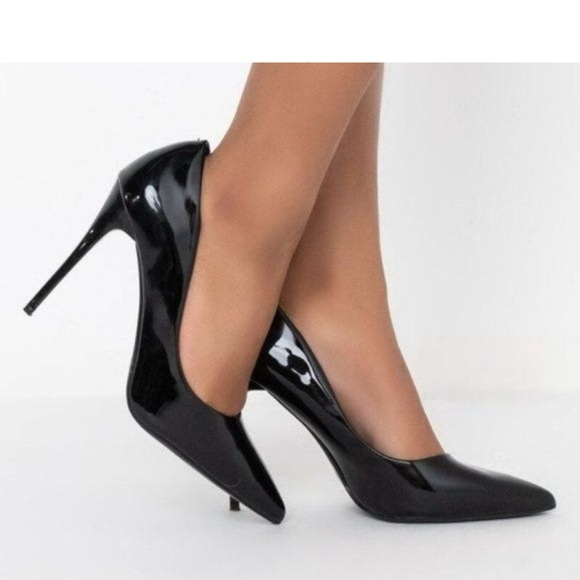 BN Xena Patent: Black High Heeled Stiletto Pump 8.5 - Picture 12 of 16